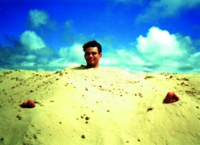 that's me burried in the dune of arcachon